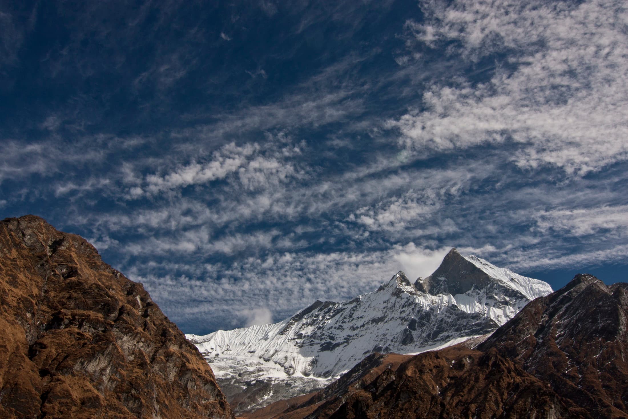 Machhapuchhre in first light